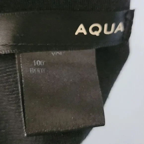 Black Aqua Mini Sheer Top Dress Juniors Size XS - Picture 4 of 7